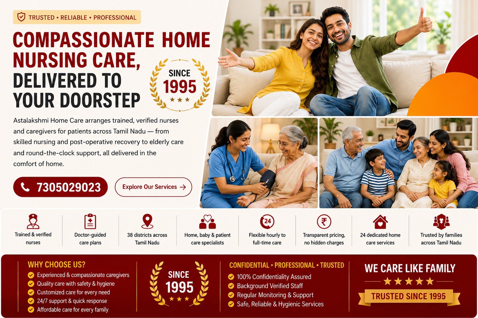 Astalakshmi Home Care services banner 5